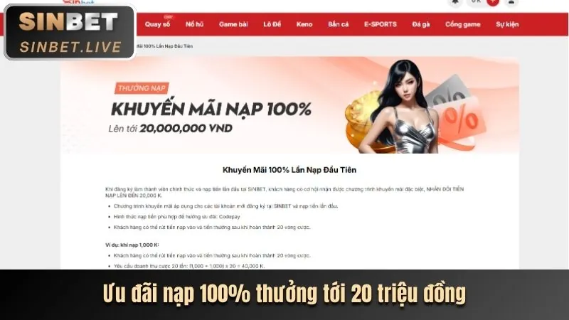 Quà tặng miễn phí khi xác minh tài khoản 55vin